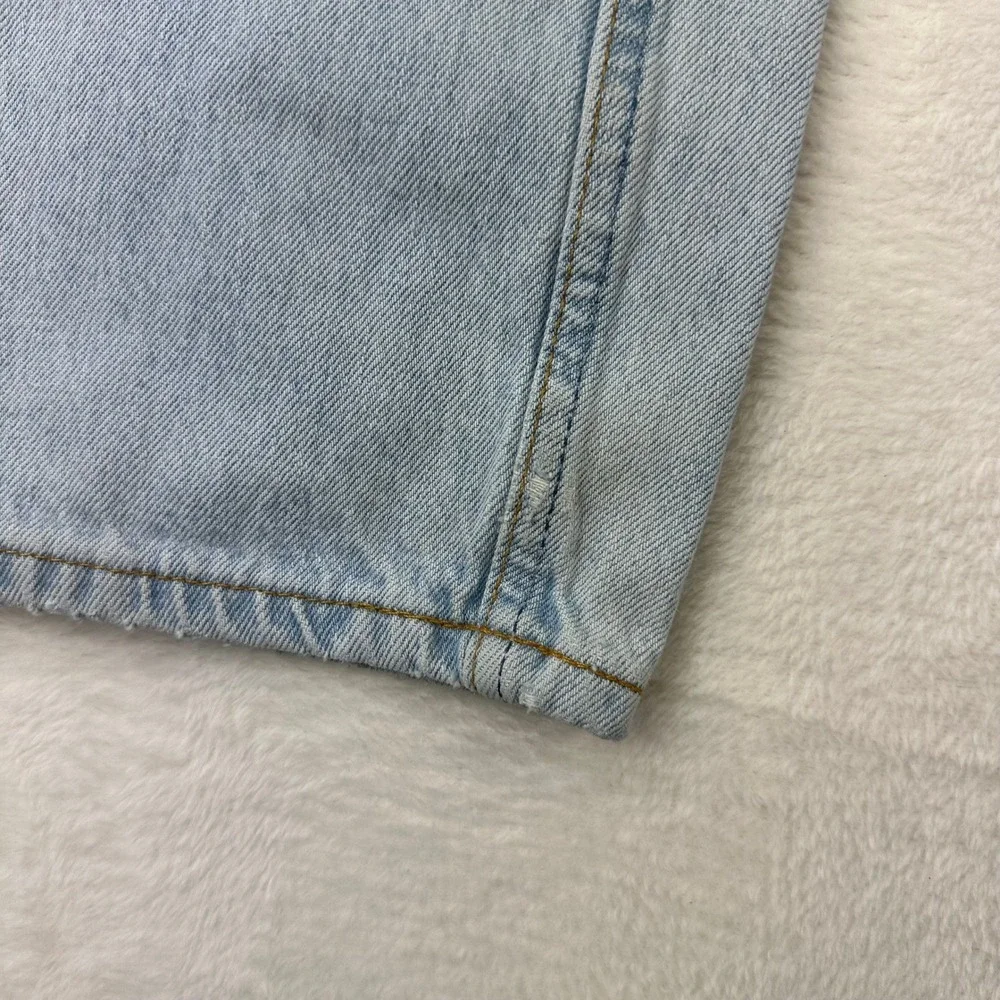 Levi's Jeans Mens 501 Straight W31 L32 Light‎ Wash Denim VTG Button Fly Cotton